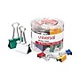 Universal Binder Clips in Dispenser Tub, Assorted Sizes and Colors, 30/Pack (UNV31026)~#|#~511ED34C-B6DD-4D9D-BB7DFCB06C987DC3_sc7