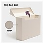Smead 40% Recycled Fabric/Canvas File Box Attached Flip Top, 13" x 10", Beige (70232)~#|#~51381306-397D-400A-ABD141C7DB68A385_sc7