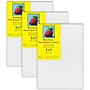 Strathmore 300 Series Primed White Stretched Canvas, 7" x 5", 3/Pack, 3/Bundle (STT31307-3)~#|#~513F406D-B9D4-47E8-98234C5877856B2E_sc7