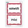 Avery Adhesive Laser/Inkjet Name Badge Labels, 2 1/3" x 3 3/8", White with Red Border, 100 Labels Per Pack (5143)~#|#~5142FD46-4859-4097-BAB5838DD6FC1F08_sc7