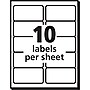 Avery EcoFriendly Laser/Inkjet Shipping Labels, 2" x 4", White, 10 Labels/Sheet, 25 Sheets/Pack, 250 Labels/Pack (48263)~#|#~515D802F-8F8C-4E7B-9824CC1550E564D1_sc7