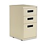 Alera 3-Drawer Mobile Vertical File Cabinet, Letter/Legal Size, Lockable, 28.25"H x 15.88"W x 19.25"D, Putty (ALEPABBFPY)~#|#~515F8F55-BA09-4D98-9B0DBF060F359265_sc7