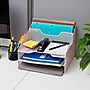 Mind Reader 5-Compartment Metal Desk Organizer, Pink (MESHBOX5-PNK)~#|#~51615200-DE1E-489D-8940B388F6DD3A56_sc7