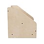 Flash Furniture Bright Beginnings 4-Section Book Display Unit, 19"H x 17.25"W x 17.25"D, Brown (MK-KE24305-GG)~#|#~51820C47-AE5E-4EAF-83C0E33BFF671750_sc7