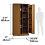 Sauder HomePlus 71"H Storage Cabinet with 12 Shelves, Sienna Oak (411965)~#|#~5183EF1D-941B-4C99-98094E52323BC297_sc7