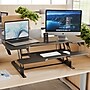 Mount-It! 47"W Manual Rectangular Adjustable Standing Desk Converter, Black (MI-15009L)~#|#~5192CA0C-56A4-42DB-B59B4044DFD6A947_sc7
