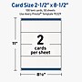 Avery Rectangle Tent Cards , 2.5" x 8.5", Textured Matte, 100 Labels/Box (95329)~#|#~5198C1C9-512C-4815-B355F261173C56F9_sc7