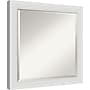 Amanti Art Flair Soft White Narrow Frame Wall Mirror, 24" x 24" (A42674960886)~#|#~51A0317E-9406-4056-96F25BE4564F9D39_sc7