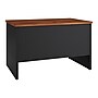 Hirsh 48"W Single-Pedestal Desk, Black/Walnut (20539)~#|#~51ACAF57-14B5-4598-8C38B8782EC17A6F_sc7
