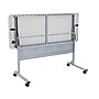National Public Seating BPFT Series 24"W x 60"D Foldable Rectangular Training Table, Plastic, With Wheels, Speckled Grey~#|#~51B1A953-BC44-46E6-B11DF2151E9B3A17_sc7