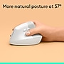 Logitech Lif Vertical Wireless Ergonomic  Optical Mouse, Off-White (910-006469)~#|#~51D9876F-937F-436D-BBAB29FC80B0F796_sc7