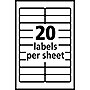 Avery Easy Peel Laser/Inkjet Multipurpose Labels on 4" x 6" Sheets, 1/2" x 1-3/4", White, 840 Labels/Pack (5422)~#|#~51DE8943-E856-496B-A3E7083D547B2621_sc7