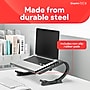 Staples TECH 14.75 x 11.25 Steel Adjustable Laptop Stand, Black (51232)~#|#~51E74F48-21E8-4DF1-AF06B3142FBB34D7_sc7