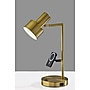 Adesso Rowe Supercharger Incandescent Desk, 19"H, Antique Brass (2606-21)~#|#~51F43189-3B44-4A64-975477EB77AB0DE8_sc7