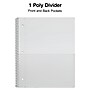 Staples Premium Poly 1-Subject Notebook, 8" x 10.5", Wide Ruled, 100 Sheets, Teal (ST20961D)~#|#~51FA76F6-ACE5-4393-A5B3EC0A69067783_sc7