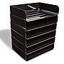 TRU RED™ Side Load Stackable Plastic Letter Tray, Black, 6/Pack (TR55329)~#|#~521E9640-8541-4B36-B2BDC7BA7752B820_sc7