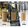 Alpine Industries Steel Outdoor Trash Can with Open Lid, 32 Gallon, Cedar (ALP4400-01-CD)~#|#~522C7C0D-90A7-4A74-BAEC8610A89E3CDD_sc7