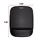 Staples TECH Foam Mouse Pad with Wrist Rest, Black, Memory Foam Ergonomic Support, Non-Skid Base, 9.21” x 7.05”~#|#~523C8FC0-DDAD-4F60-A1A09D516186073A_sc7