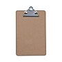 Universal® Hardboard Clipboard, 3/4" Capacity, 5 x 8 Sheets, Brown, 3/Pack~#|#~524E0F00-4274-4D69-AD14EFE86429DF4C_sc7