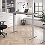Bush Business Furniture Move 40 Series 60"W Electric Height Adjustable Standing Desk, Modern Hickory/Cool Gray (M4S6030MHSK)~#|#~5260BD70-BCCA-4774-9B650D4C7905344A_sc7