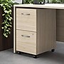 Bush Business Furniture Studio C 2 Drawer Mobile File Cabinet, Natural Elm (SCF116NESU)~#|#~52635510-8B14-44DE-B029AEC5680AB46F_sc7