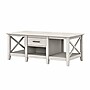 Bush Furniture Key West 47" x 24" Coffee Table, Linen White Oak (KWT148LW-03)~#|#~529598CD-6B83-45C4-BE398DB88E28D7DD_sc7