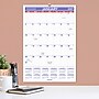 2027 AT-A-GLANCE 15.5" x 22.75" Monthly Wall Calendar, White/Purple (PM3-28-27)~#|#~52A15FE5-7264-47CC-9535BE9CE13D1917_sc7