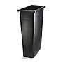 Coastwide Professional™ Slim Plastic Trash Can with no Lid, Black, 23 Gal. (CW50718)~#|#~52AB6180-96BE-4C01-91C88B2DB6A56CFC_sc7