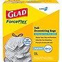 Glad 13 Gallon Drawstring Kitchen Trash Bag, Fresh Clean Scent, Gray, 110 Total Bags (22656)~#|#~52AE2496-5E91-4E4F-ADF5F15781F655D3_sc7