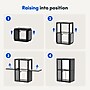 FlexiSpot WorkCube Series Sound Absorbing 2 Person Privacy Booth, Black (EP2FB-KIT)~#|#~52B206CC-B7C8-491F-9831EB6A1C0C6427_sc7