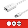 Staples TECH Mini DisplayPort to HDMI Audio/Video Adapter, Male to Female, White (ST62353)~#|#~52B8E5D7-2381-4662-A4D6FAA6EA16905B_sc7