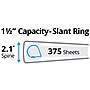 Avery 1 1/2" 3-Ring View Binders, Slant Ring, Navy Blue (17024)~#|#~52C476AF-355C-4C0C-AFE853CD767142E4_sc7