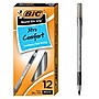 BIC Xtra Comfort Round Stic Grip Ballpoint Pens, Medium Point, Black Ink, Dozen (13726/GSMG11)~#|#~BF376421-7B8A-4BC7-9969137A8525BEB5_sc7