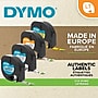 DYMO LetraTag 10697 Label Maker Tape, 1/2" x 13', Black on White, 2/Pack~#|#~52F63944-3E45-4C7A-AD2F474C37B3D9BC_sc7