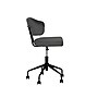 Linon Home Decor Products Tristan Armless Fabric Swivel Computer and Desk Chair, Black (178535BLACK01U)~#|#~53116FE3-AC1F-4E10-AD3BE1C4A3264388_sc7