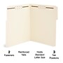 Staples Reinforced  Classification Folder, 3/4" Expansion, Letter Size, Manila, 50/Box (ST831099/831099)~#|#~53251FA9-0923-47B5-8200AD3F6A6EBEF8_sc7