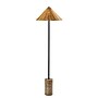 Adesso Rayne 61.25"H Floor Lamp, Brown Marble Base with Rattan Shade (3296-01)~#|#~5334AB46-F833-43F7-9C2C98CB181B0A4F_sc7