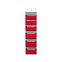 Household Essentials 53.5" x 14.5" 6-Pocket Organizer, Red (2169-1)~#|#~533AF4B7-D938-433F-BE61A58E43D4A00A_sc7