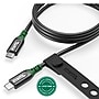 Plugable 3.3 ft. USB-C to USB-C Data & Power Cable, Male to Male, Black (USBC-240W-1M)~#|#~534CE19C-CDE2-408A-AFA053AD3FCBCF1A_sc7