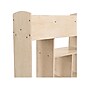 Flash Furniture Bright Beginnings Mobile 10-Section Storage Cart, 33.5"H x 31.5"W x 13"D, Brown (MK-KE24244-GG)~#|#~534D4D12-564B-4064-981861835C6C0021_sc7