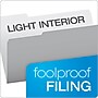 Pendaflex Recycled File Folder, 1/3-Cut Tab, Assorted, Legal Size, Gray, 100/Box (4350 1/3 GRA)~#|#~53597481-18BA-43F3-901ABF019B3BB373_sc7