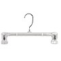 Nahanco 12" Plastic Pinch Grip Skirt/Slack Bottom Hanger, Swivel Hook, Clear, 200/Pack (6012)~#|#~5360892B-09AB-4C09-ADF22B85B6AC8C16_sc7