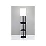 Adesso Charging Station 66.5" Black Floor Lamp with White Drum Shade (3116-01)~#|#~539BB7D4-298E-4F17-BC650DAABBB5CA0B_sc7