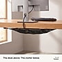 Turonic DM1 Cable Under Desk Net Organizer, Black (DM1)~#|#~539D9F3B-7D72-45F8-B924F8DD54210D97_sc7