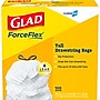 Glad 13 Gallon Trash Bag, 8.5"x8.5", Low Density, .72 mil, White, 100 Bags/Box (CLO 78526)~#|#~53B6F749-7B7C-4A72-B861B81C528A4C46_sc7