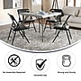 Flash Furniture HERCULES Series Vinyl/Metal Folding Chair, Black, 2/Pack (2HAMC309AVBK)~#|#~53D96AA5-41C7-41DE-B5804C445FE3AD8F_sc7