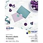 Avery Easy Peel Laser/Inkjet Round Labels, 3/4" Diameter, White, 80 Labels/Sheet, 10 Sheets/Pack, 800 Labels/Pack (4221)~#|#~53EEE7D1-310D-49C4-9623999609FA9686_sc7