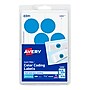 Avery Easy Peel Laser/Inkjet Color Coding Labels, 1 1/4" Dia, Light Blue, 8 Labels/Sheet, 50 Sheets/Pack (5496)~#|#~54133F0A-AFFC-4492-B2863223FEA9D250_sc7