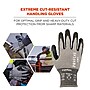 Ergodyne ProFlex 7072 Nitrile Coated Cut-Resistant Gloves, ANSI A7, Gray, Small, 1 Pair (10312)~#|#~542D7957-8CCE-4592-8667954996EA28CE_sc7