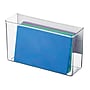 iDESIGN Large Plastic Magnetic Storage Bin, Clear (62005)~#|#~54489A12-B7DA-40FF-B2B7B7CA8D52C9BF_sc7